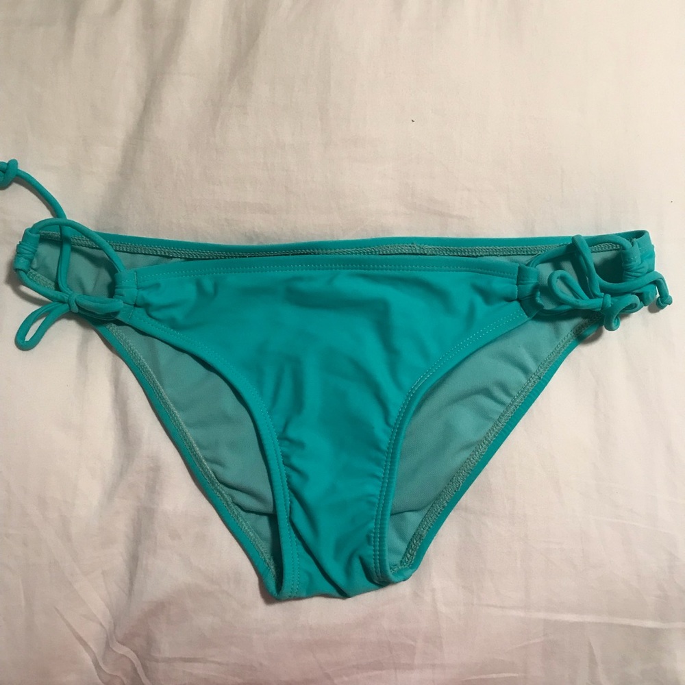🐬 DOUBLE STRING TEAL BLUE BOTTOMS 🐬